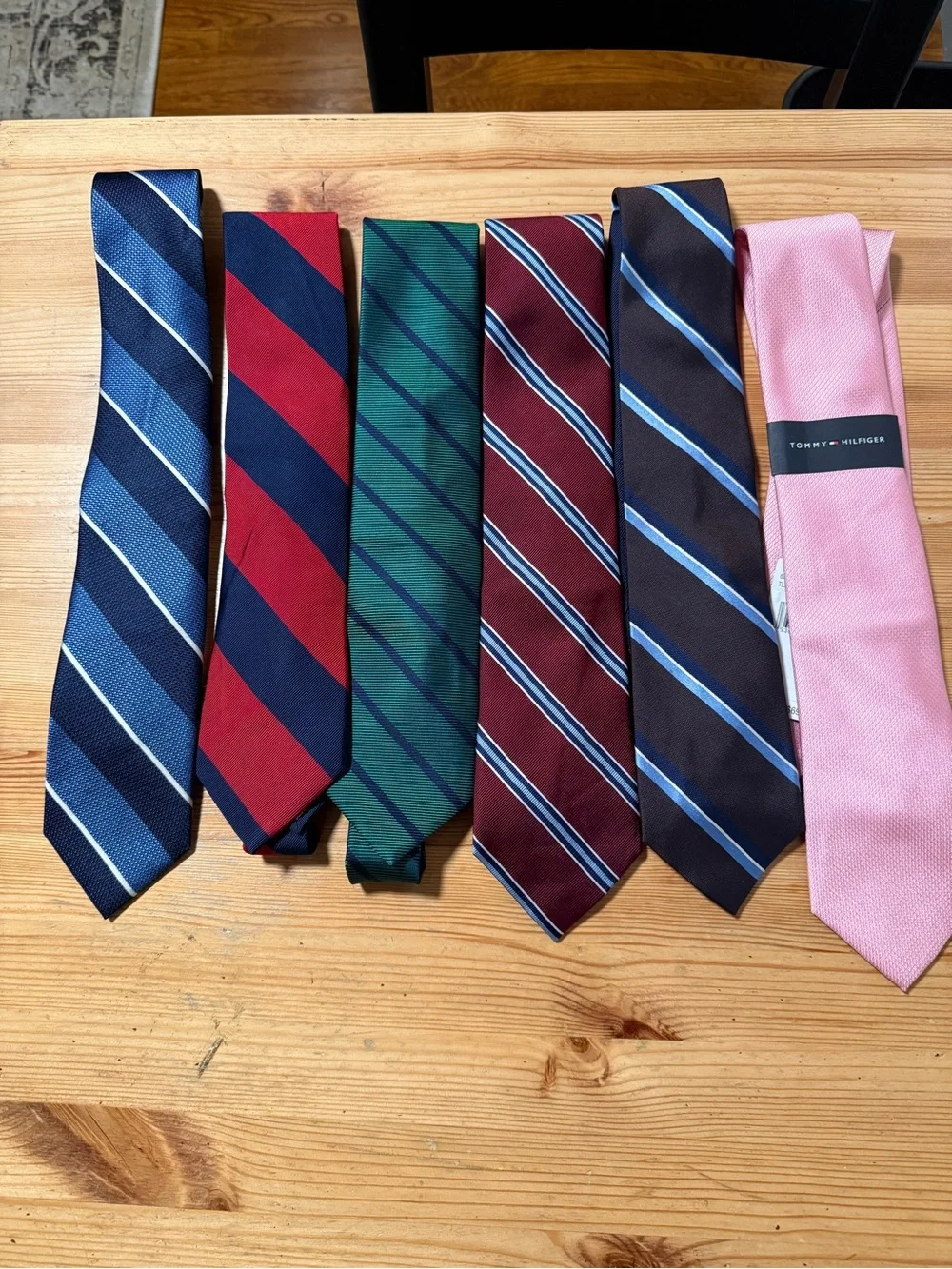 Tommy Hilfiger Ties with Assorted Striped Patterns Lot